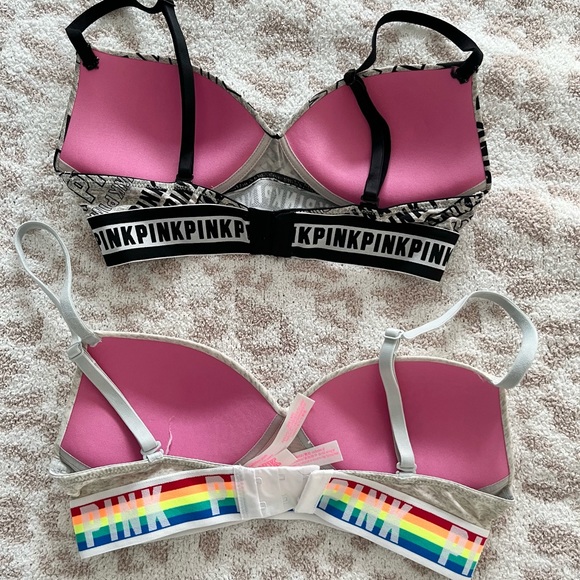 Vs Victoria’s Secret PINK everywear wireless push up bras 32B - Picture 2 of 2